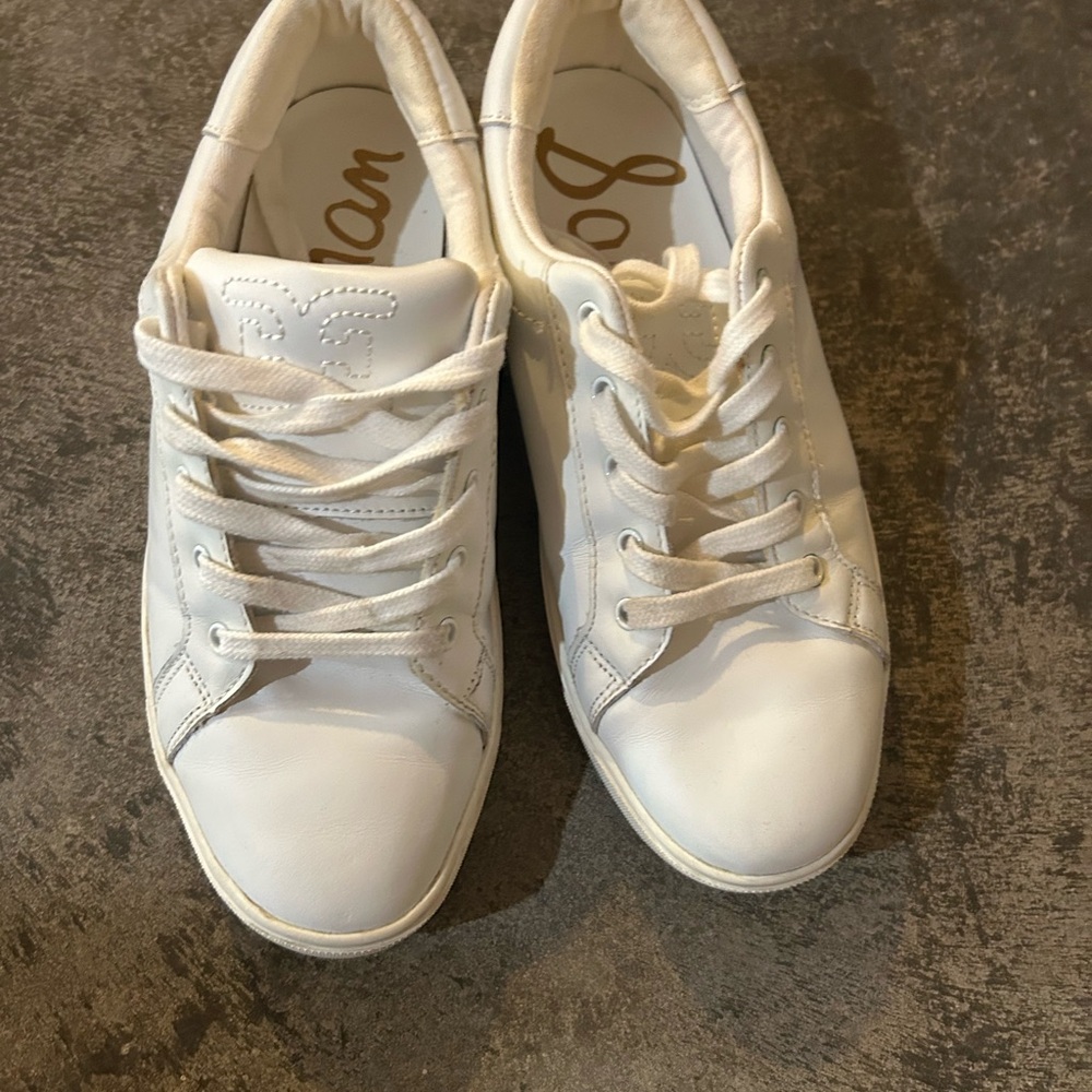Sam Edelman White Girlds Sneakers